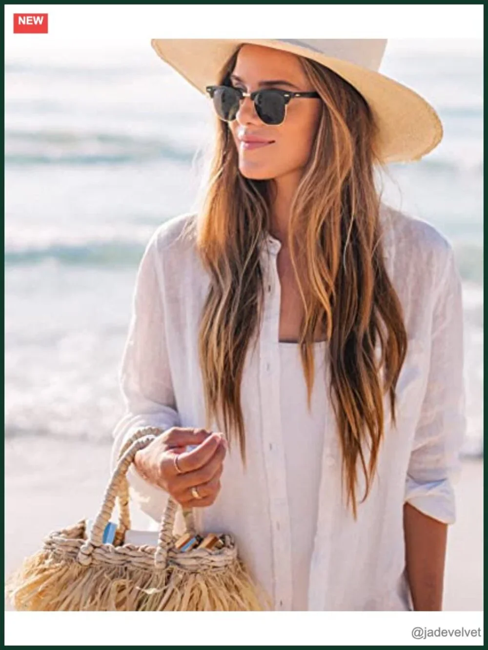 Women's V-Neck Button Down Swimsuit Cover Up Long Sleeve Shirt Beachwear